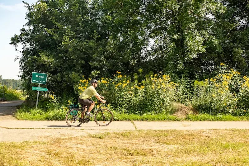 Auf dem Queichtal-Radweg