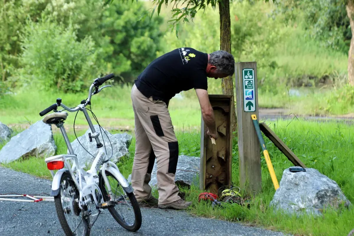 Wartung eines Fahrradcomputers