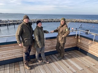 Gardes du parc de la jetée de Prerow